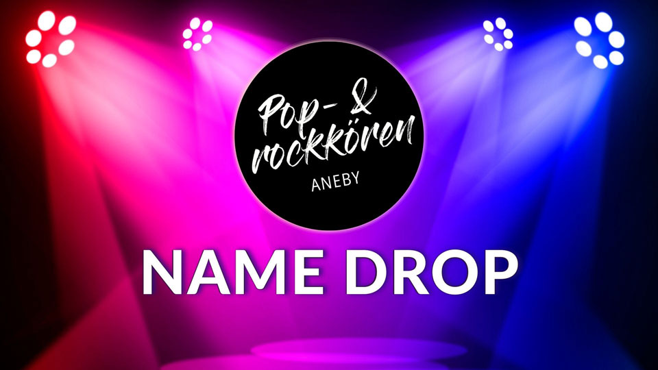 Affisch Pop- & rockkören.