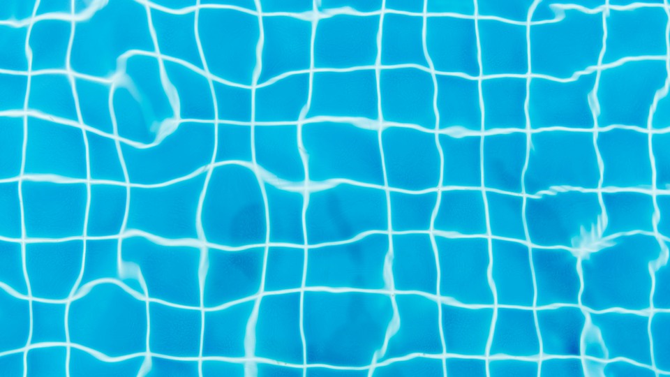 Poolvatten. Foto. 